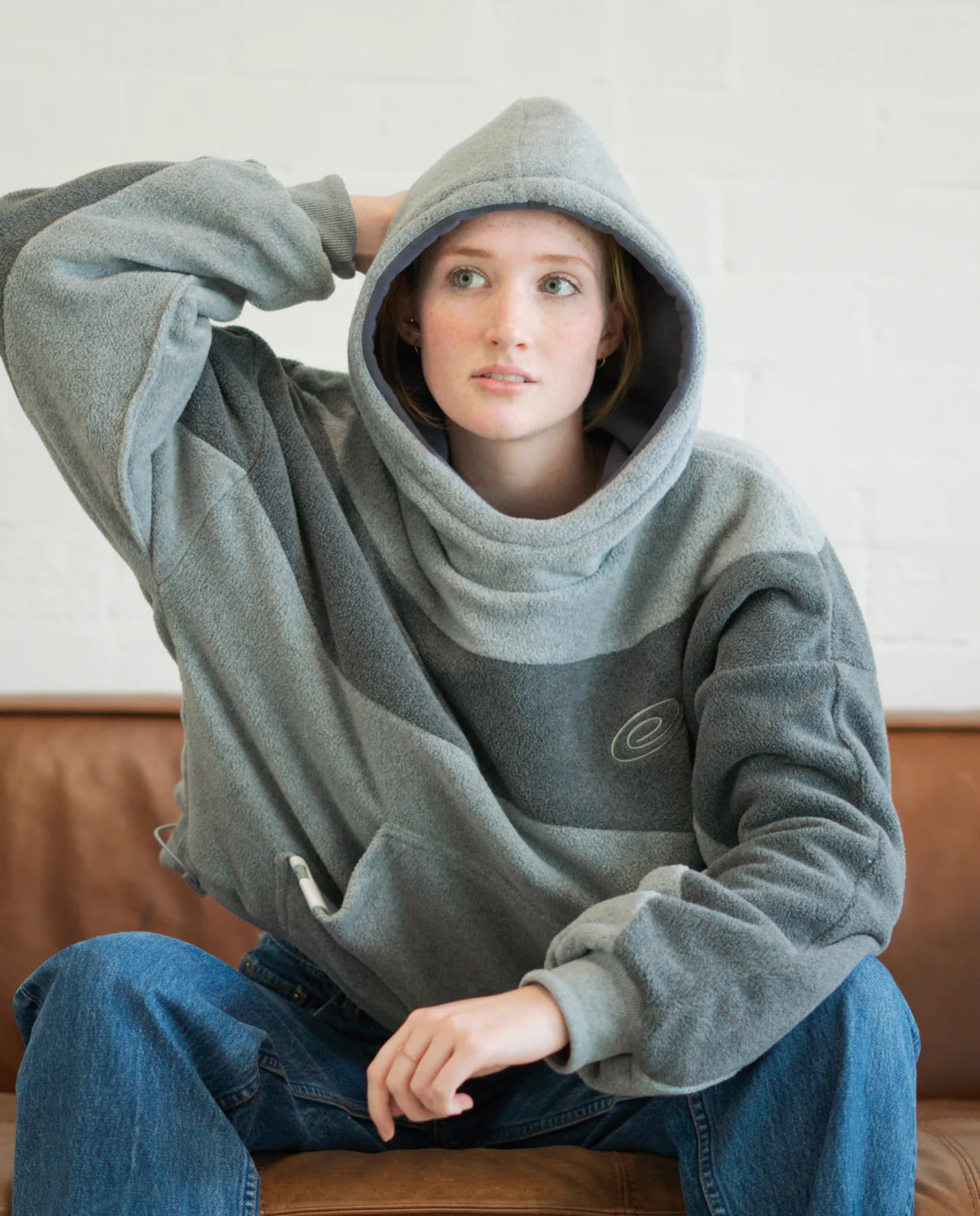 Reversible Fleece Hoodie